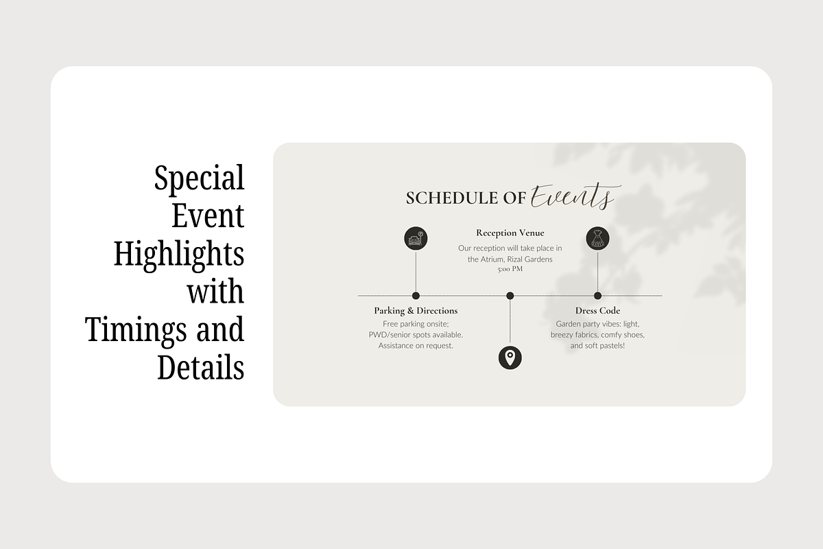 Canva Wedding Website Template, a Landing Page Template by Snapybiz (Photo 4 of 11)