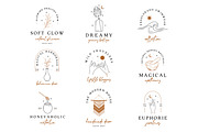 9 Bohemian Logo Collection, a Branding & Logo Template by ChicGraphix (Thumbnail 2 of 16)