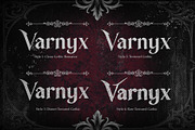 Varnyx - Romance Horror Font Family, a Blackletter Font by Inviline.co (Thumbnail 6 of 15)