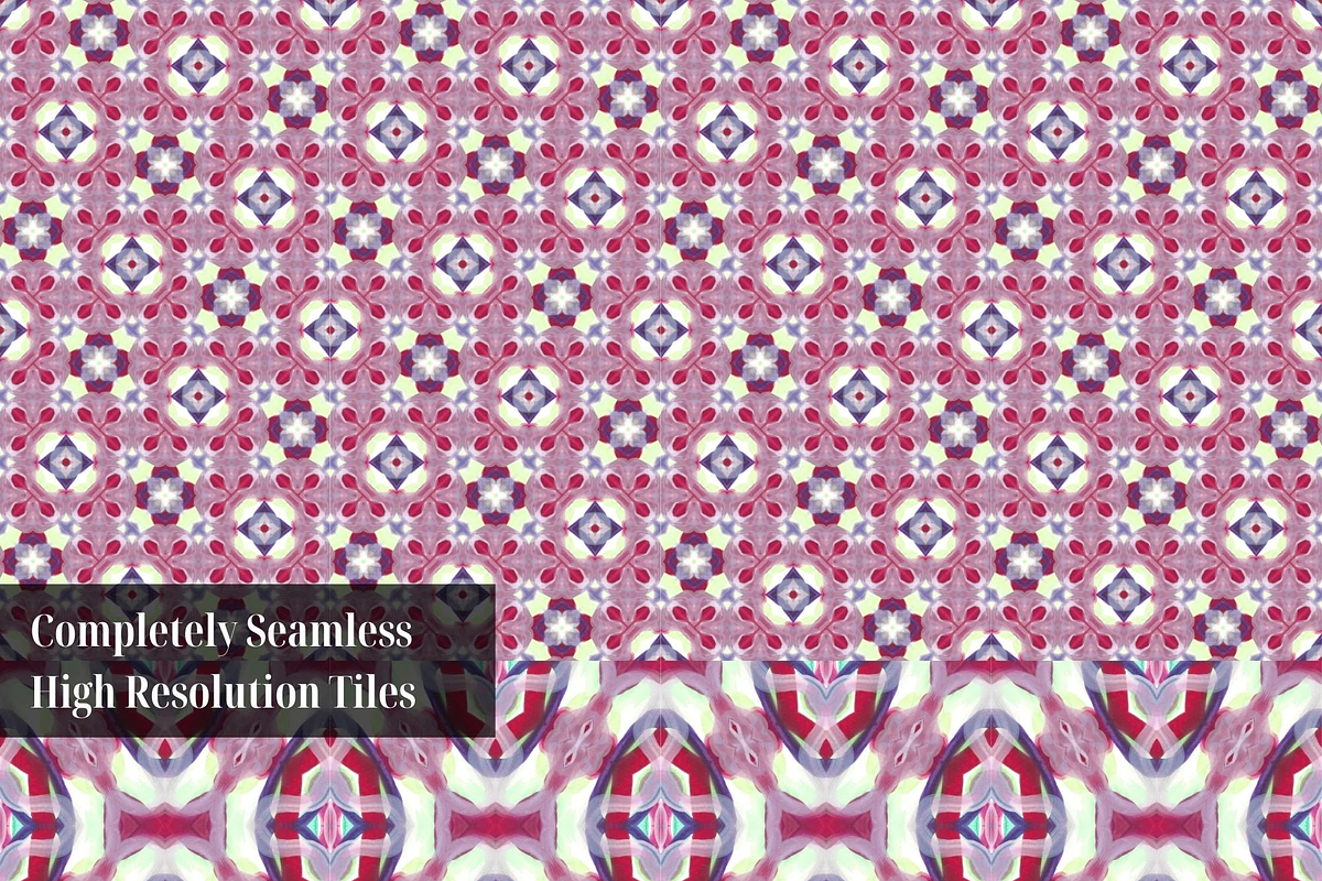 Retro Abstract Watercolor Patterns, a Pattern Graphic by Gen Aumonier (Photo 5 of 7)