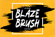Blaze Brush - Brush Font, a Font by PutraCetol Studio (Thumbnail 1 of 5)
