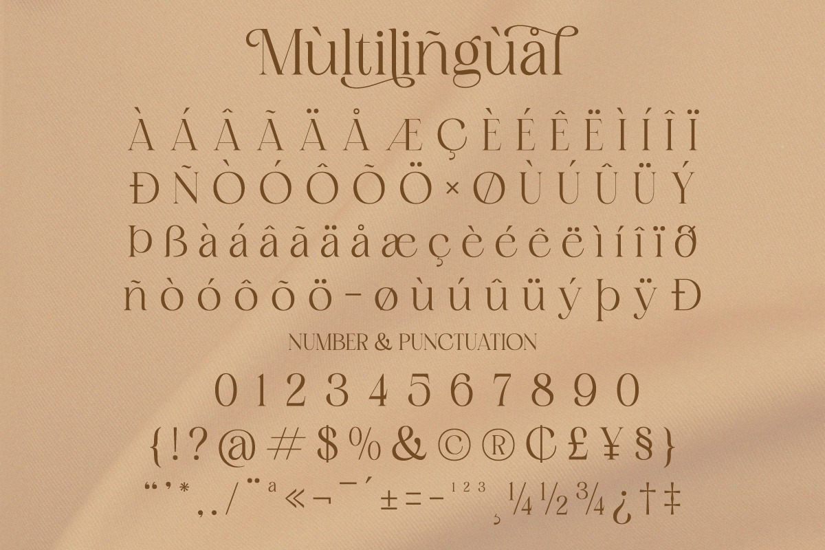 Silkydusk - Luxury Modern Serif Font, a Serif Font by Qweera Studio (Photo 12 of 12)