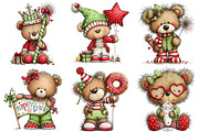 Whimsical Birthday Teddy Bear PNG, an Illustration by Craft Nest (Thumbnail 3 of 11)
