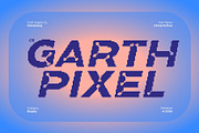 CS Garth Pixel, a Sans Serif Font by Craft Supply Co. (Thumbnail 1 of 8)