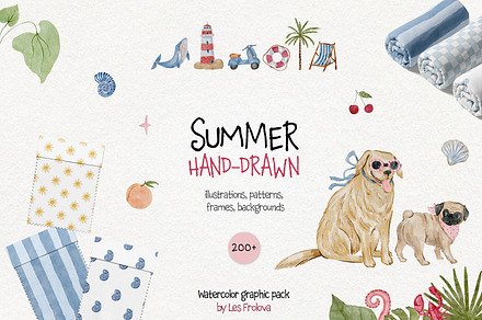 Summer Whimsy Watercolor