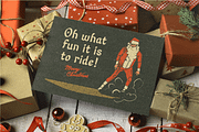 Vintage Christmas Collection: 3-in-1, a Blackletter Font by Bruised Goods (Thumbnail 5 of 18)