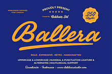 Ballera – Retro Handwritten Font