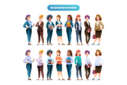 Business People Character Set, a Finance Illustration by YG Studio (Thumbnail 3 of 3)