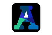 Letter A logo design template, a Branding & Logo Template by Sumberpangan (Thumbnail 2 of 3)