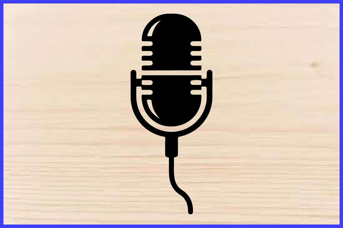50 Audio Equipment Microphone Vector, an Illustration by Gaye Art (Photo 4 of 4)