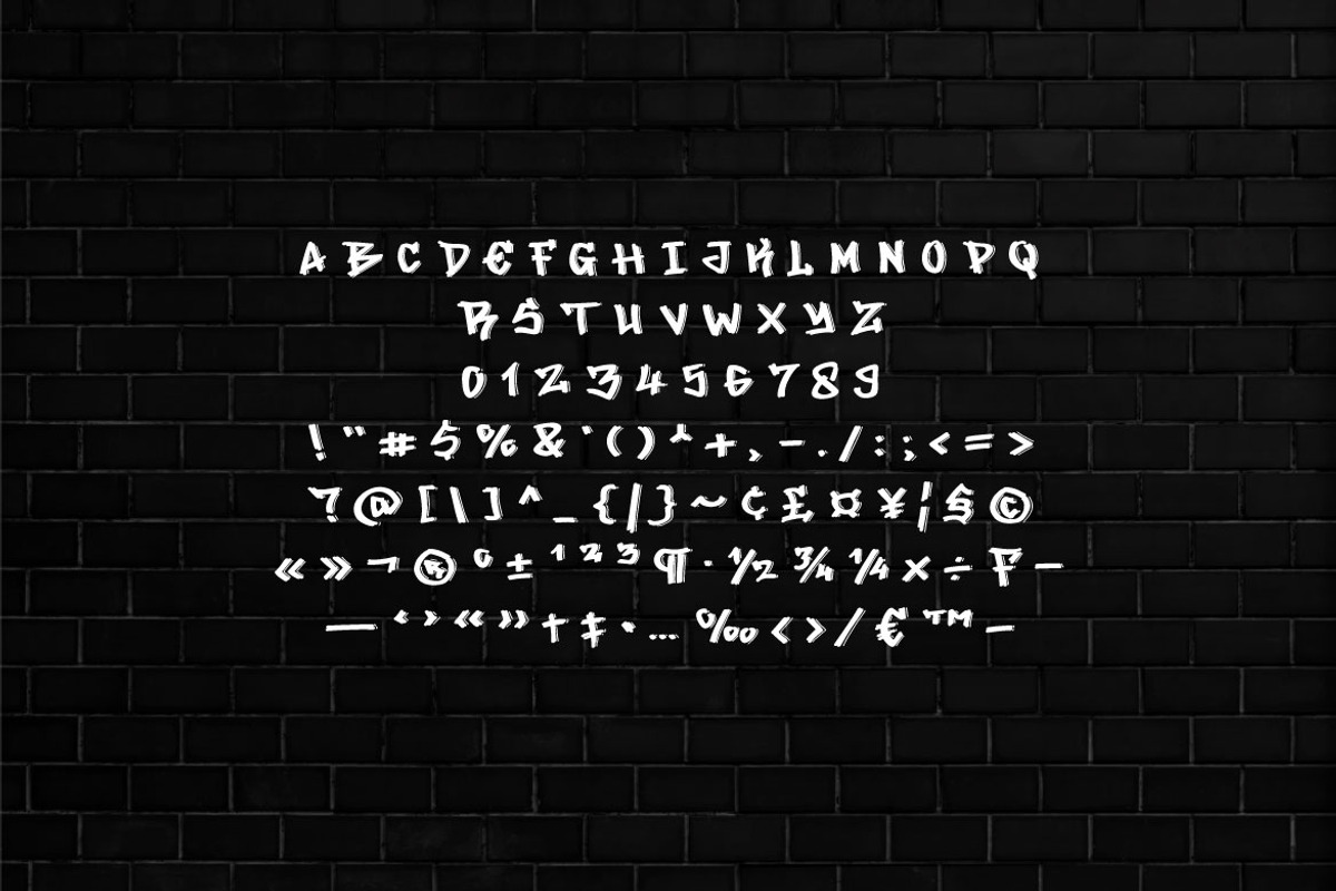 Fake Day - Graffiti Font, a Handwritten Font by Mightyfire (Photo 4 of 4)