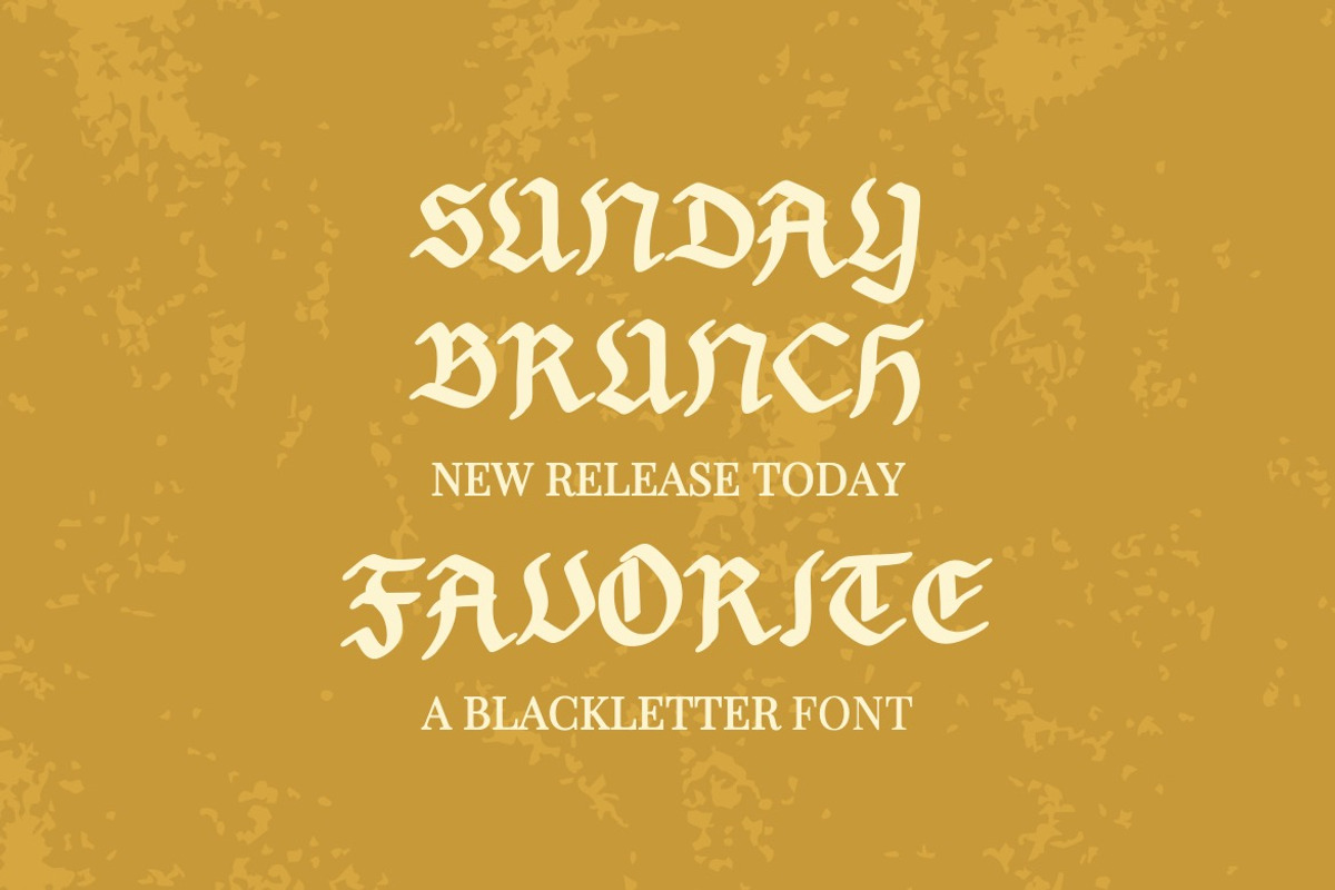 Books Vhasenti - Blackletter Font, a Blackletter Font by Dhabee (Photo 3 of 7)