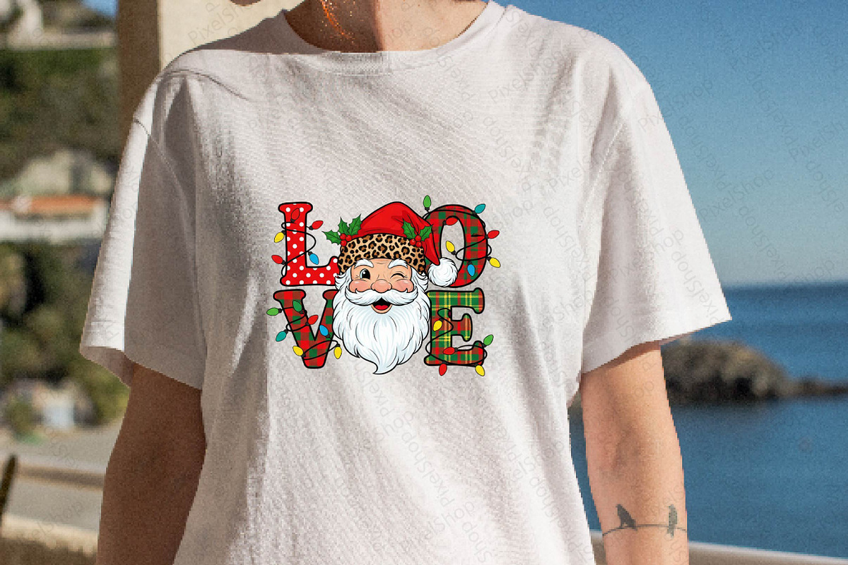 Love Christmas Png Sublimation Desig, an Illustration by DreamPrint404 (Photo 4 of 7)