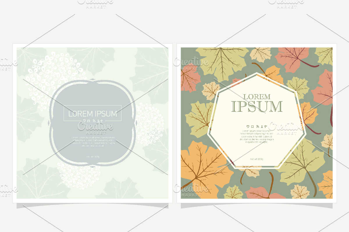 Floral background and Label Design, a Pattern Graphic by Rejoice Creative Assets (Photo 5 of 6)