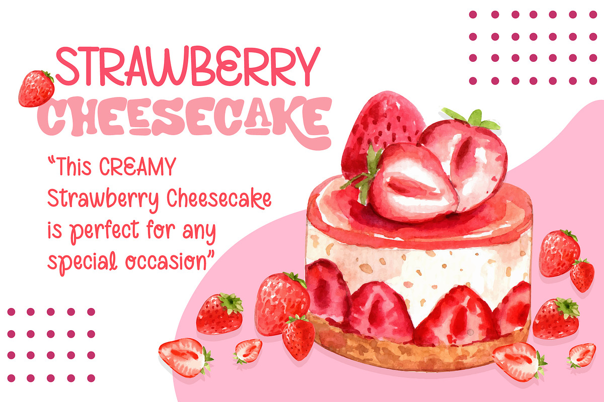 Vanilla Cake, a Font by BBtypeStudios (Photo 3 of 9)