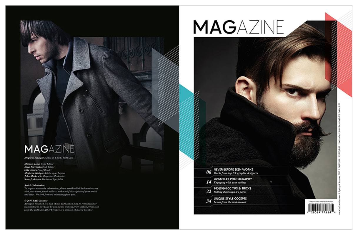 Magazine Template InDesign 09, a Magazine Template by Love Graphic Design (Photo 9 of 28)
