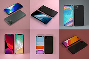 Set of iPhone 11 PRO Mockups, an iPhone Mockup by StyleMockups (Thumbnail 2 of 13)