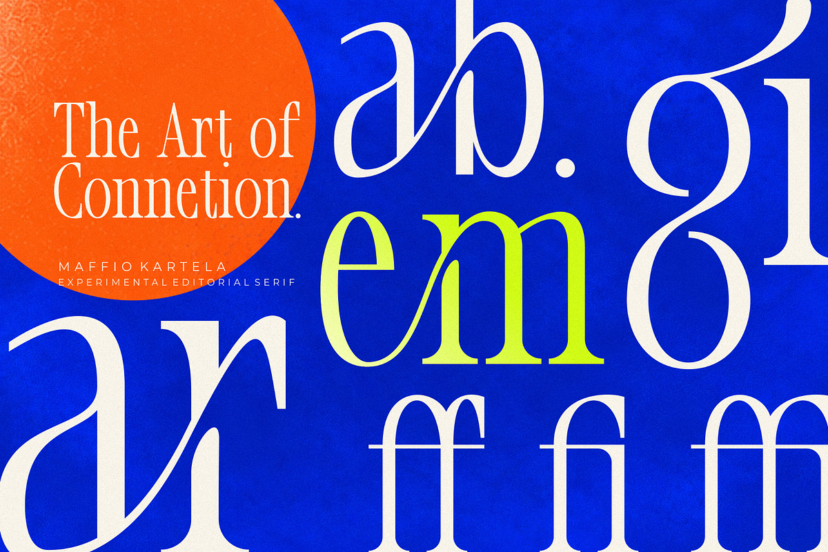 Maffio Kartela - Experimental Serif, a Serif Font by figuree studio (Photo 3 of 10)