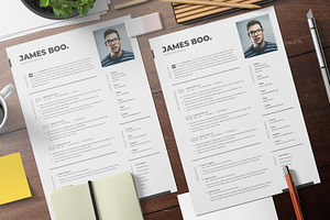 Resume CV Template 04