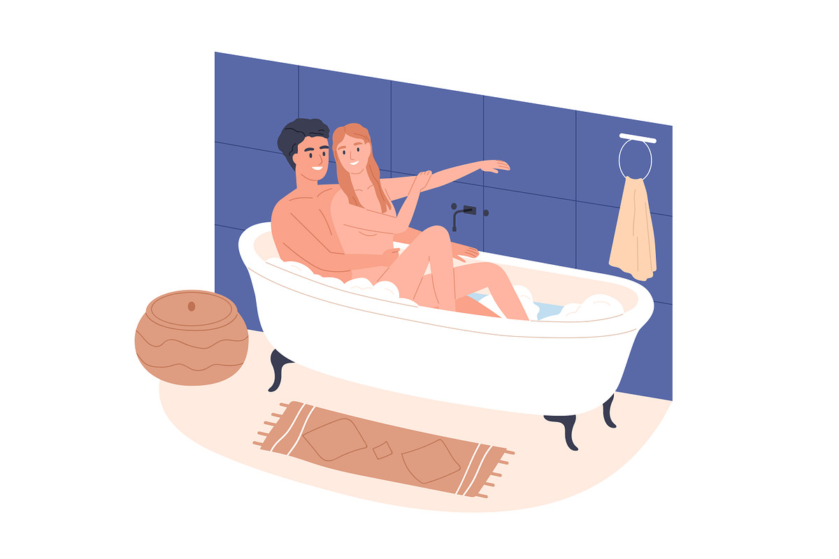 People do bathroom hygiene routine, a Person Illustration by Good Studio (Photo 8 of 13)