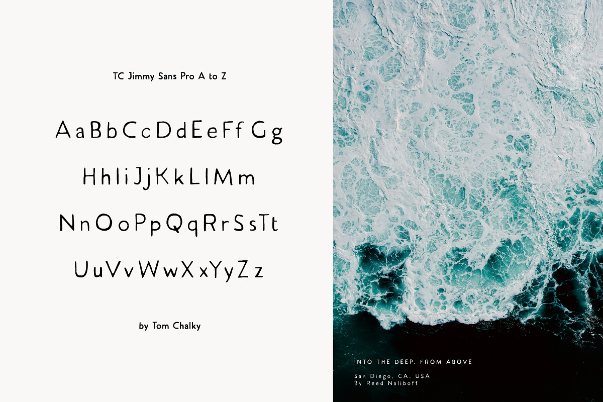 Jimmy Sans Pro - Handwritten Sans, a Sans Serif Font by Tom Chalky (Photo 2 of 7)