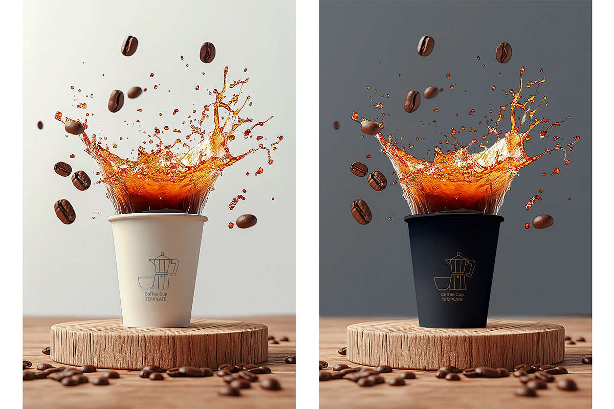 Coffee Cup Mockup, an Advertising Mockup by The Rose Project (Photo 1 of 2)