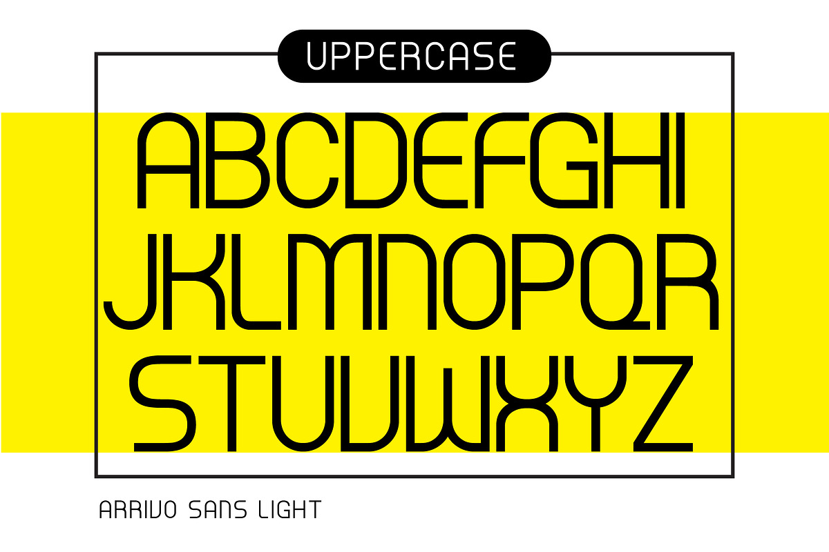 Arrivo Sans Light - Modern Sans Font, a Sans Serif Font by CuratedType Studio (Photo 4 of 9)