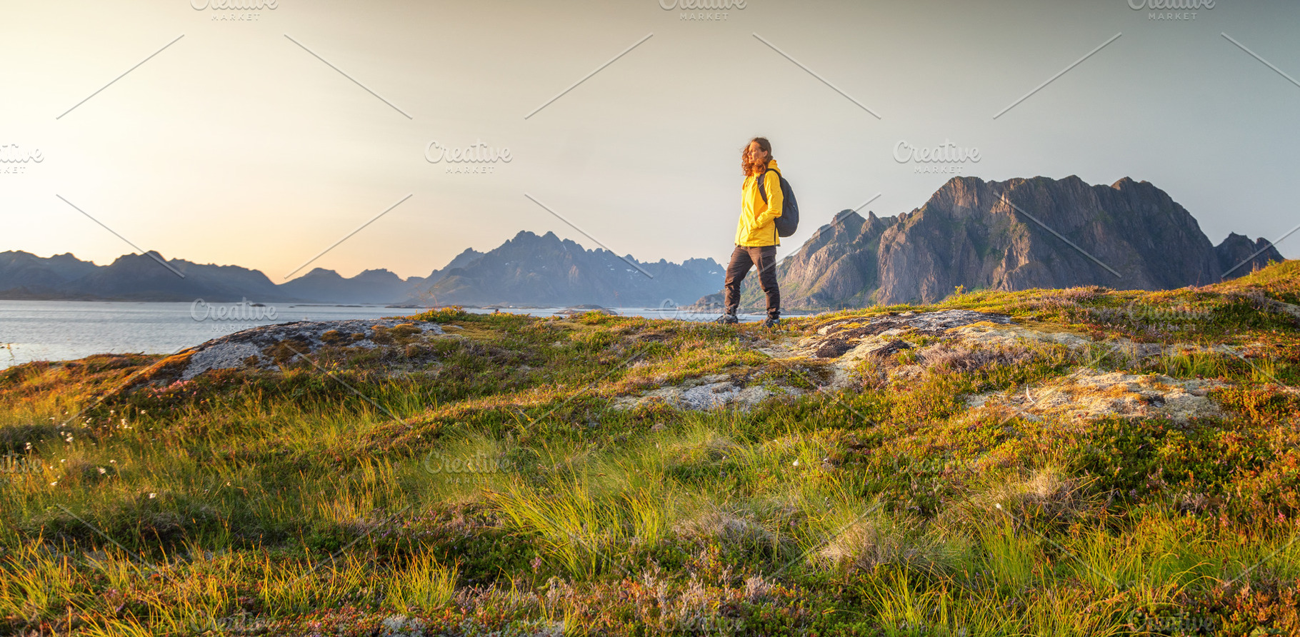 Woman on Lofoten, a Nature Photo by Olezzo