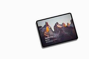 Tablet Pro Screen Mockup