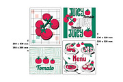 Modern Poster - Tomato, a Food Illustration by linhnguyen124 (Thumbnail 4 of 7)
