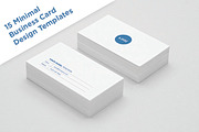 15 Minimal Business Card Designs, a Business Card Template by DanFreebairn (Thumbnail 1 of 5)