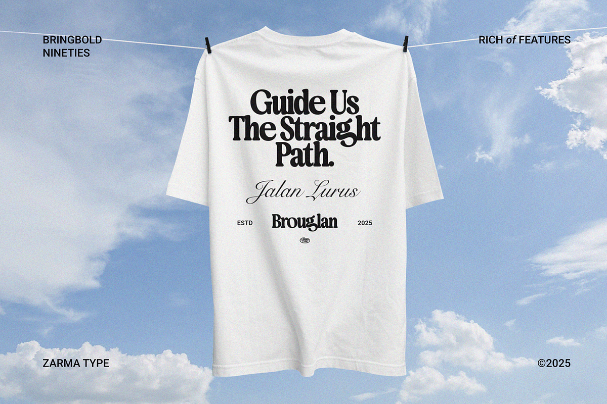Bringbold Nineties - Serif Font, a Serif Font by Zarma Type (Photo 5 of 13)