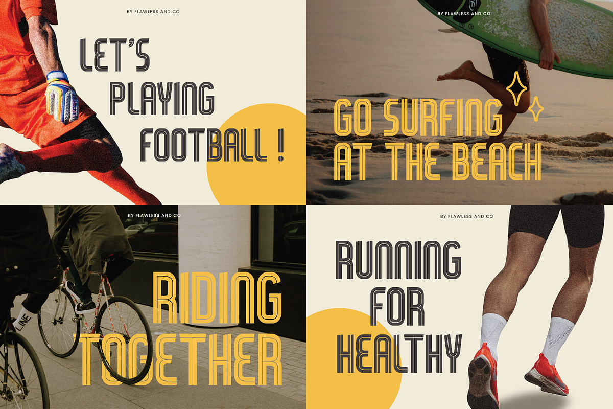 Sports Font Bundle 2, a Sans Serif Font by Flawless And Co (Photo 12 of 12)