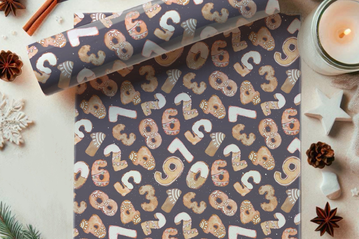 Christmas gingerbread alphabet, a Food Illustration by Shabbypie (Photo 10 of 12)