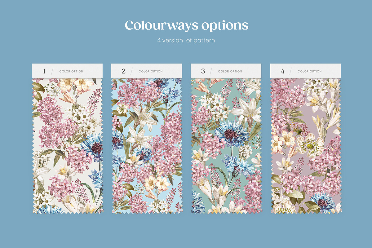Tender Flora Botanical Pattern, a Pattern Graphic by Yello_illustration (Photo 4 of 14)