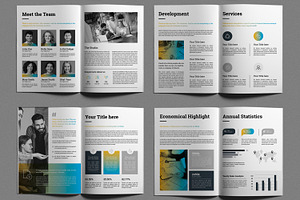 Company Annual Report Layout