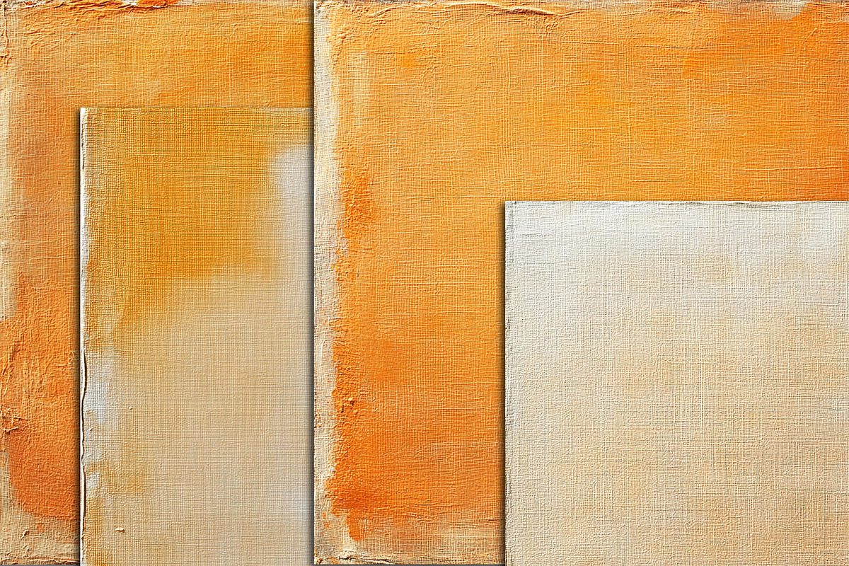 Orange Linen Canvas Digital Textures, a Texture Graphic by Area (Photo 12 of 18)