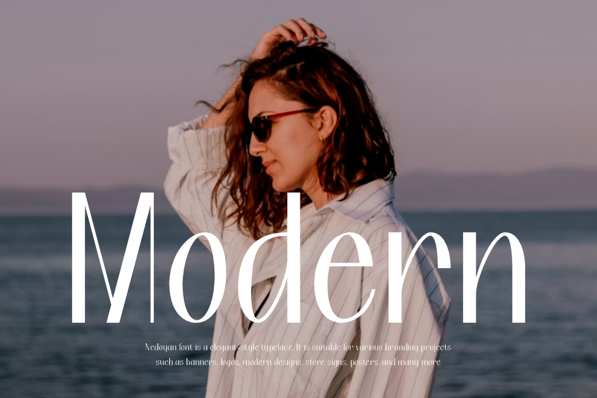 Nedoyan - Elegant Sans Font, a Sans Serif Font by QR Design Studio (Photo 3 of 11)