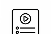 Vector Digital Learning Skills Icons, an Outline Icon by adenpinkstore (Thumbnail 11 of 11)
