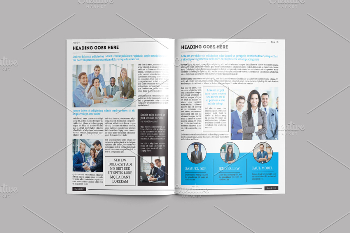 Business Newsletter Template V751, a Brochure Template by Template Shop (Photo 4 of 9)