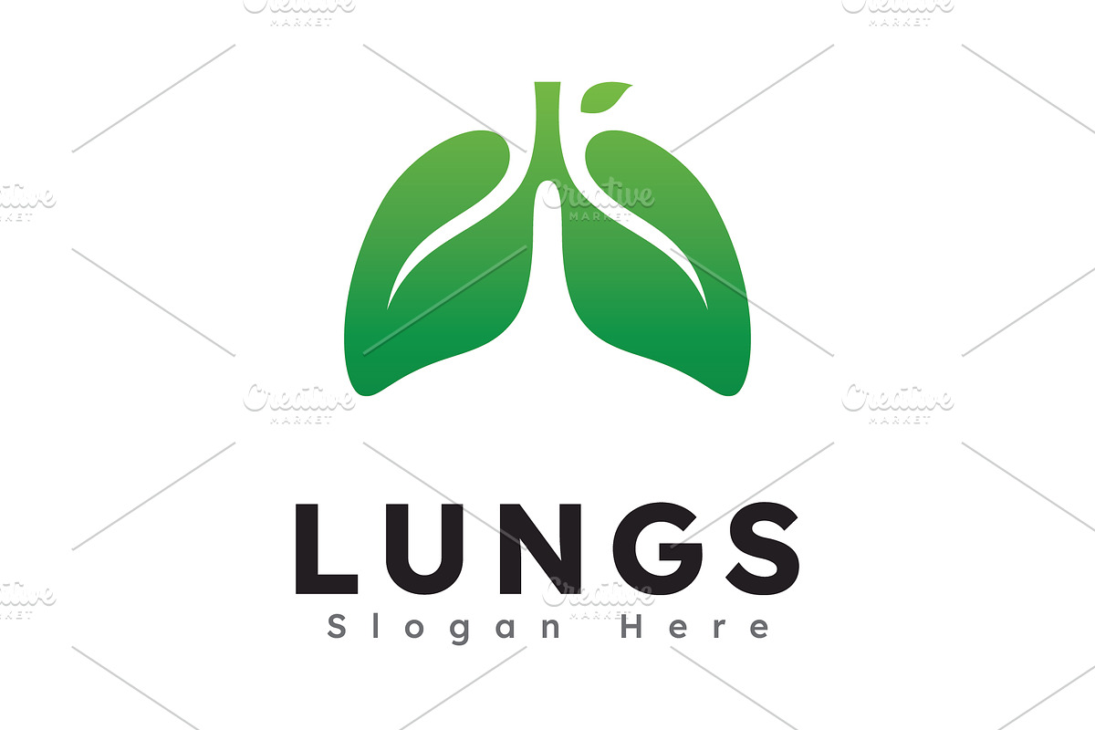 Lungs health logo icon vector, a Graphic by T.Vooka