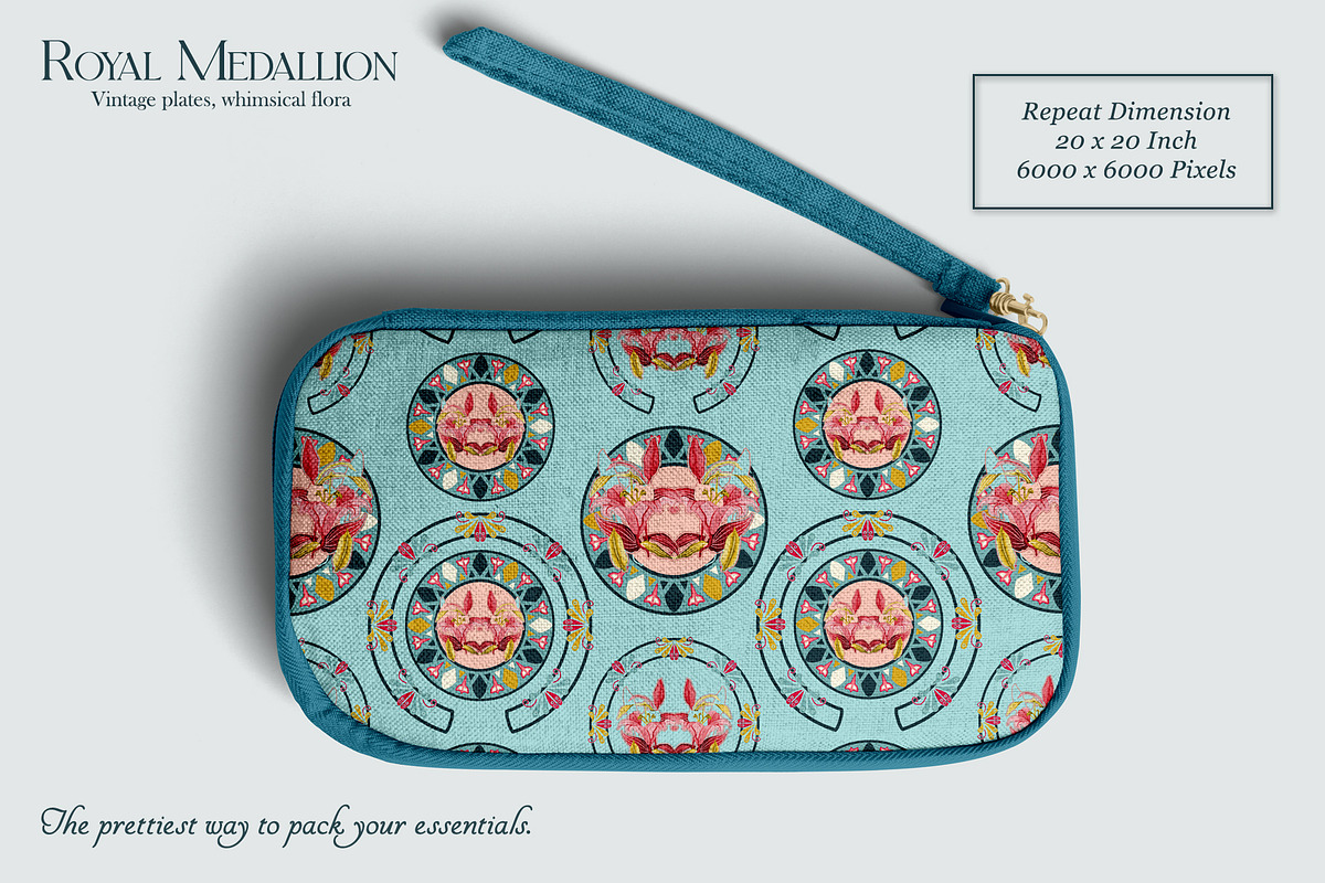 Royal Medallion Prints & Patterns, a Pattern Graphic by GND ART STUDIO (Photo 3 of 8)