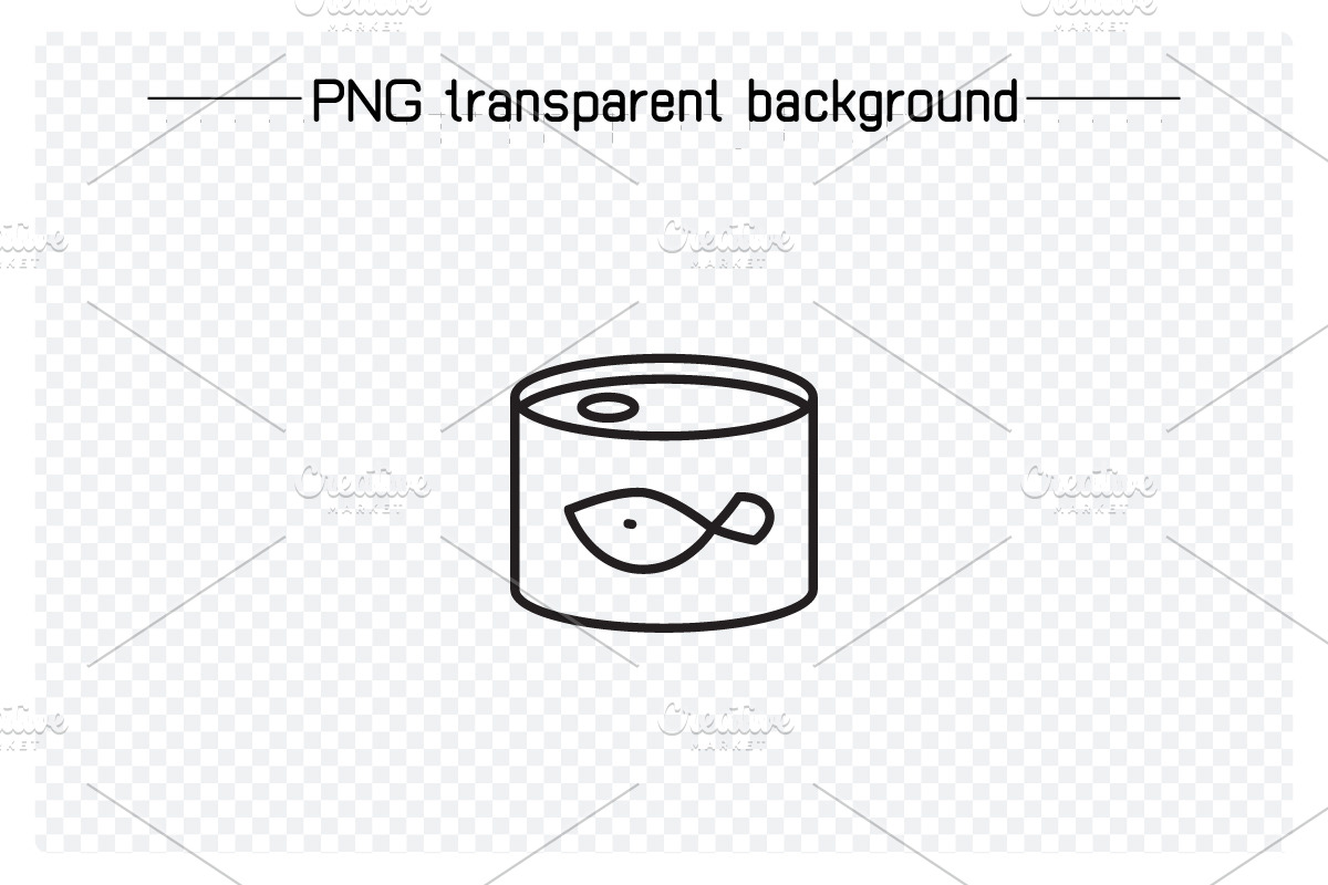 Food Icons Line Illustrations, an Outline Icon by Designfour (Photo 3 of 7)