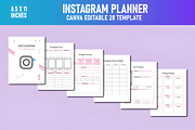 Instagram Planner Canva KDP Interior, a Social Media Template by Ink Gallery (Thumbnail 4 of 4)