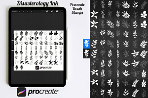 Leaf Set 2 Procreate Brush Stamps