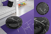 Round Shiny Fabric Pillow Mockup Set, a Product Mockup by creatsy2 (Thumbnail 2 of 7)