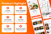 Quick Chicken Food Delivery UI Kit, an UI Kit Template by Creative Perspective (Thumbnail 2 of 5)