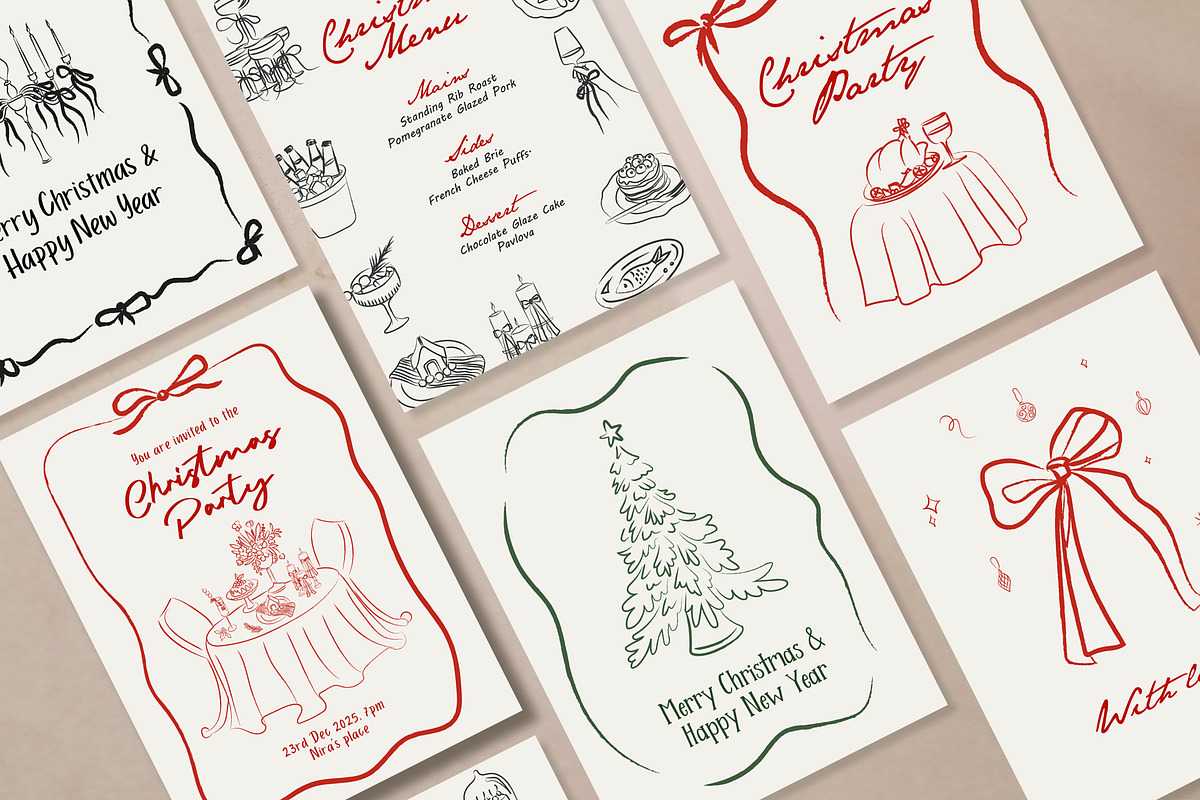Whimsical Christmas Clipart Bundle, a Decorative Illustration by Artberriez (Photo 11 of 13)
