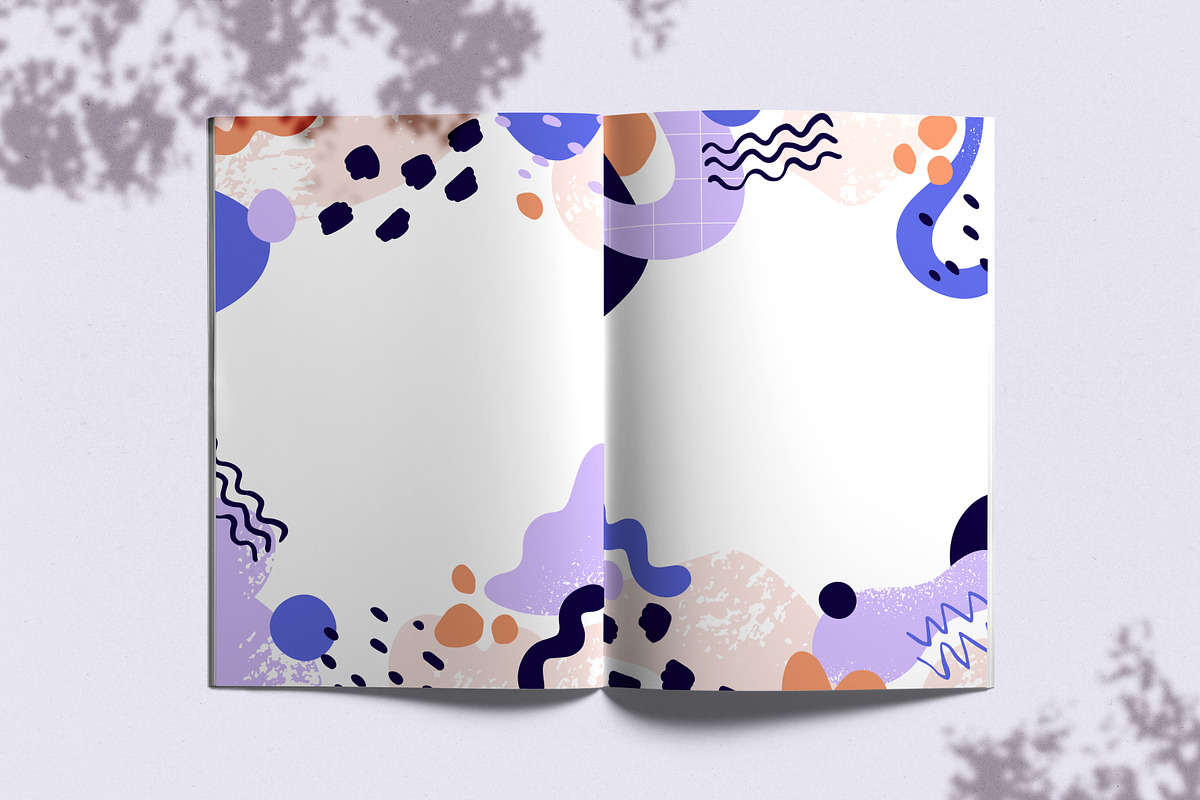 Trendy abstract frame background set, a Decorative Illustration by Good Studio (Photo 7 of 8)