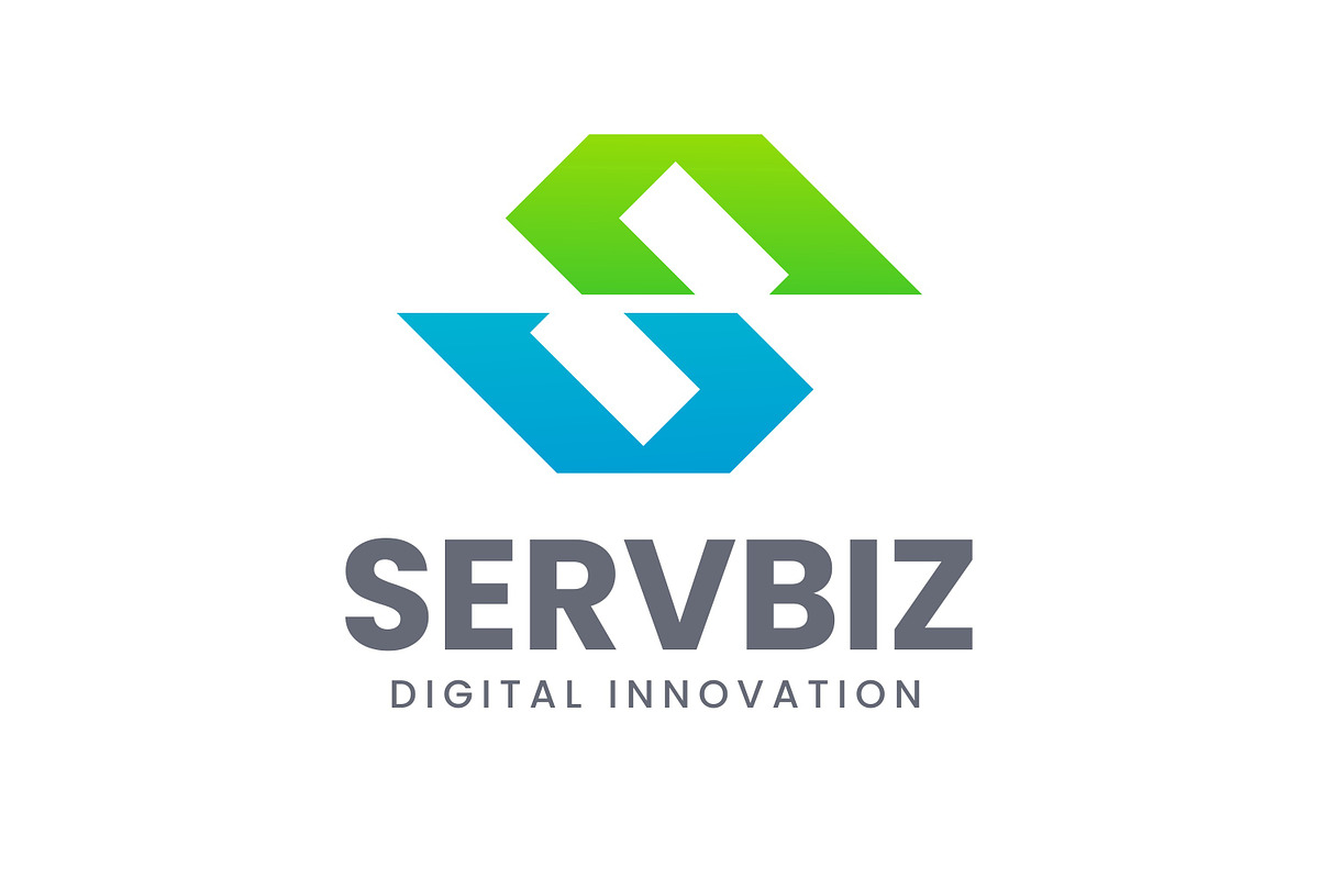 Servbiz I S Letter Logo, a Branding & Logo Template by FlyeredTemplate (Photo 2 of 3)